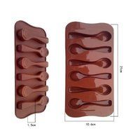 1PCS Spoon Shape Silicone Mold, Jelly, Chocolate, Soap ,Cake Decorating