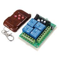 New 4 CH Receiver Transmitter Wireless Remote Control Switch 12V 315MHz by Bcn N4