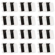 Theater Solutions 6.5 Inch In Wall Home Theater Speakers 4320 Watts 12 Pair Pack 12CS6W