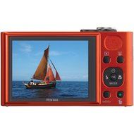Pentax Optio RZ-18 16 MP Digital Camera with 18x Optical Zoom - Orange N2