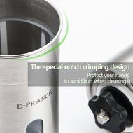 E-PRANCE Burr Manual Coffee Grinder for Richer Aroma and Flavor than Electric Coffee Bean Mills N4
