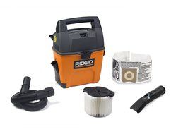 RIDGID Wet Dry Vacuums VAC3000 Portable Wet Dry Vacuum Cleaner for Car, Garage or In-Home Use, 3-Gallon, 3.5 Peak... N7