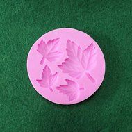 Sher Silicone Double Sugar Cake Decoration Maple Leaf Liquid Silicone 3 D Die Real Food Grade Silica Gel N2