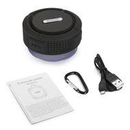Portable Waterproof outdoor wireless stereo Bluetooth 3.0 Shower speaker With Mini USB Connection (Black) N2