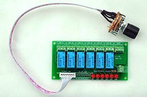Electronics-Salon 6 Channel Unbalanced Stereo or Balanced Mono Audio Input Selector Relay Module N4