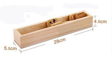 Ryeky New Arrival Baking Tool Cookie Souffle Rectangular Wooden Cookies Shaping Device