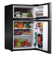 Amana AMA35S1 Compact Single Door Refrigerator, 3.5 cu. ft., Stainless Steel N2