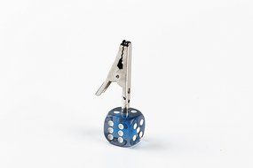 Dice Crocodile Clip (Red) N3