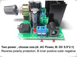 Qianson AC 9V-15V / DC12V Single Power TDA2030A 15W+15W 2.0 Channel Audio Power Amplifier Board 15W x2 Stereo... N2