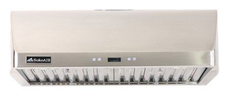 30" SokoAir SK-UC2510 STAINLESS STEEL UNDER CABINET RANGE HOOD N2