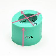 TANGCHU Fondant Silicone Sugar Craft Mold Duck Shape 2.75*2.16inch Green N3