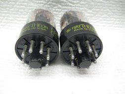 RAYTHEON 6SN7 GTB PLATINUM MATCHED PAIR US MADE,NOT RUSSIAN/CHINESE RE-ISSUE