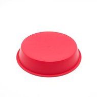 Y&amp;XL&amp;H Baking Silicone 8-Inch Round Cake Pan Baking Mold Non-Stick European-Grade Silicone 8.5 x 1.65-Inches N2