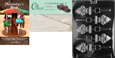 Cybrtrayd J067 Fire Hydrant Lolly Chocolate Candy Mold with Exclusive Cybrtrayd Copyrighted Chocolate Molding... N9