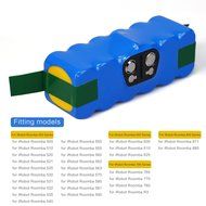 Melasta Higher Power 6400mAh 14.8V Li-ion Replacement Battery Made of Panasonic Cells for iRobot Roomba 500 600... N3