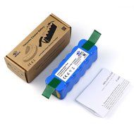 Melasta Higher Power 6400mAh 14.8V Li-ion Replacement Battery Made of Panasonic Cells for iRobot Roomba 500 600... N5