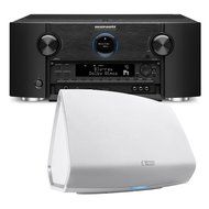 Marantz SR7011 9.2 Channel Full 4K Ultra HD AV Surround Receiver with Bluetooth and Wi-Fi with Denon HEOS 5 Four-Driver... N4