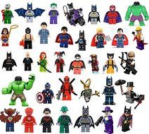 Edible Cupcake Toppers Lego Superheros x 36
