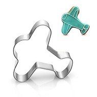 Sher Vehicle's Airplane Shape Cookie Cutters Fruit Cut Molds Stainless Steel N3