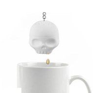 YSTD&reg; Silicone Skull Tea Infuser Loose Tea Leaf Strainer Herbal Spice Filter Diffuser N5