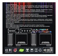 Multi-channel Headphone Audio Signal Switcher Stereo Headphone Amplifier