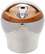 Nambe Bulbo Tea Canister with Scoop, Silver N2