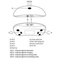 ZF-370 2 in 1 Bluetooth Transmitter &amp; Receiver Wireless A2DP Bluetooth Audio Adapter Portable Audio Player 3.5mm... N2