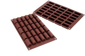 Silikomart Silicone Easy Chocolate Mold, Chocolate Bar, Small N3