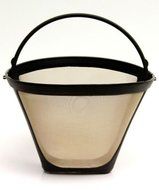 NEW Universal Gold Tone Permanent #4 Cone Coffee Filter Cuisinart Krups 214