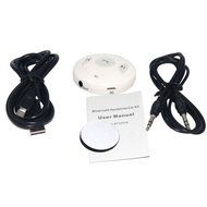 Universal Wireless Bluetooth 4.1 Receiver Handsfree Microphone Phone Music Audio Speaker w/3.5mm AUX output Adapter... N4