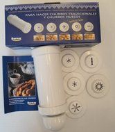 Churrera Churro Maker with Hollow Churro Nozzle.