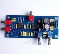 Low Pass Volume Controlled Preamplifier Board for Subwoofer