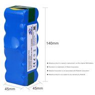 Melasta Higher Power 6400mAh 14.8V Li-ion Replacement Battery Made of Panasonic Cells for iRobot Roomba 500 600... N7