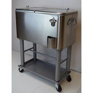 Oakland Living 60 Quart Party Cooler Cart N2
