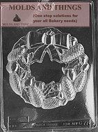 WREATH WITH HOLE chocolate candy mold with &copy; Molding Instruction - Set of 3