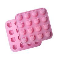 chichic 6 Cavities Animal Heart-Shaped Love Silicone Cake Baking Mold Handmade Soap Molds Cake Pan Muffin Cups... N3