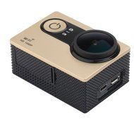 Generic 1080P Action Sport Cam Camera Waterproof HD Video Helmetcam Bike Helmet DVR Cam (Gold)