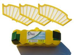 Replacement iRobot Roomba 532 Pet Series Battery and Filter - Kit Includes iRobot 1 Battery and 3 Filter