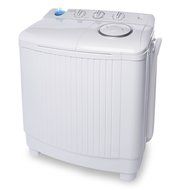 Ivation Small Compact Portable Washing Machine - Twin Tub Washer &amp; Spin with 15 Lb. Wash Capacity &amp; 11 Lb. Spin... N5
