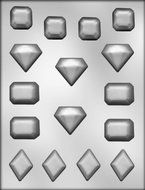 CK Products 1-1/2" Jewel Choc Mold