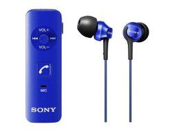 Sony DRC-BTN40K Bluetooth Stereo Receiver and Headphone Set - Blue
