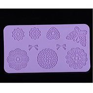 Sher DIY Silicone Cake Mold Chocolate Mold Flower Type Cake Mould Random Color