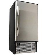 EdgeStar IB450SS Undercounter Clear Stainless Steel Ice Maker N2