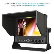 LILLIPUT Latest version 663/S2 7" IPS 3G-SDI HDMI In Out HD Peaking Monitor BMCC for DSLR &amp; Full HD Camcorder... N3