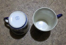 Set for tea for two persons + oiler N3