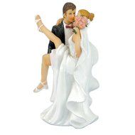 GSPORT Wedding Cake Toppers Bride and Groom Resin Dolls Wedding Decoration 20 pieces Design (K) N52