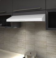 FIREBIRD New 30-Inch 3-Speed Stainless Steel Slim Under Cabinet Range Hood FB-WHT5710Y (White)