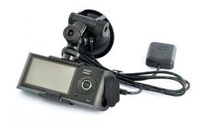 Generic CAR DVR GPS Function Dual lens 2.7" LCD camera recorder Video with GPS Logger and G-Sensor N4