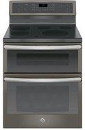GE PB960EJES Profile 30" Slate Electric Smoothtop Double Oven Range - Convection