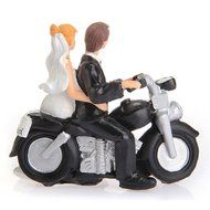 GSPORT Wedding Cake Toppers Bride and Groom Resin Dolls Wedding Decoration 20 pieces Design (K) N57